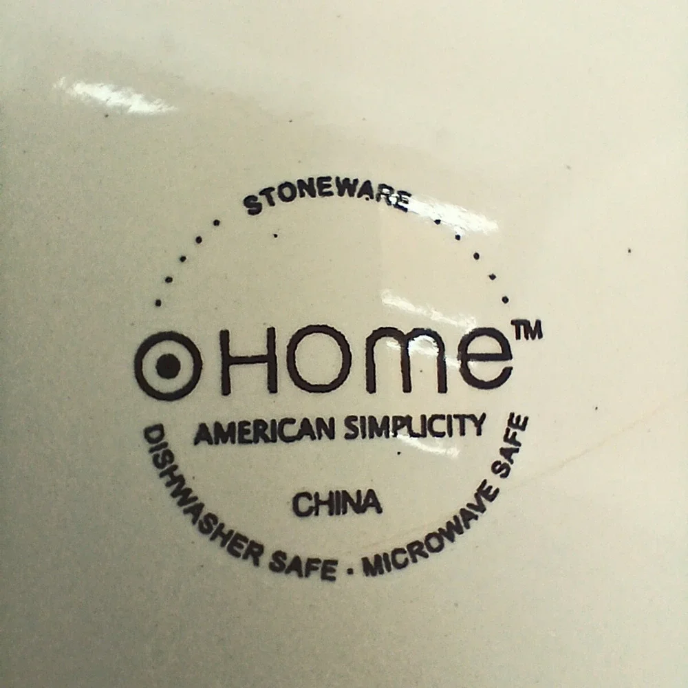 Home American Simplicity Stoneware Dinner Plates 11